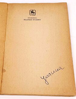 SZYMBORSKA- DLATEGO ZYJEMY. THIS IS WHY WE LIVE. 1st edition, debut - 4
