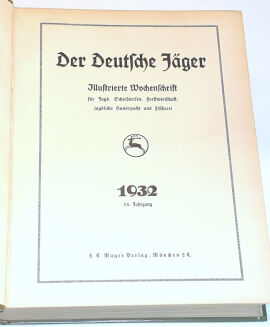 DER DEUTSCHE JÄGER. R.1932 [54] - 2