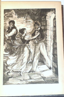 DUMAS- HRABIA MONTE CHRISTO t.I-II [komplet], il. Uniechowski skóra - 10