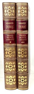 DUMAS- HRABIA MONTE CHRISTO t.I-II [komplet], il. Uniechowski skóra - 2
