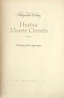 DUMAS- HRABIA MONTE CHRISTO t.I-II [komplet], il. Uniechowski skóra - 6