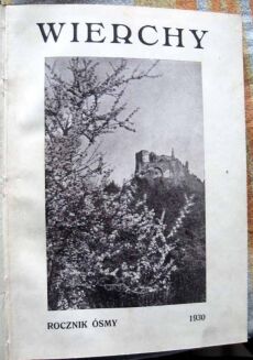 WIERCHY Rocznik poświęcony górom i góralszczyźnie ROK VII wyd. 1929r.Oprawa JAHODY - 4