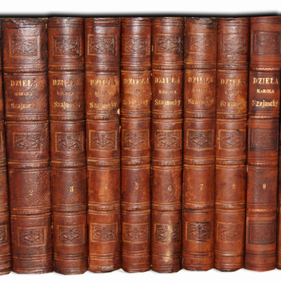 SZAJNOCHA - SZKICE HISTORYCZNE Tom I-X [komplet] 1876r. OPRAWA