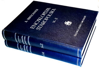 BRUCKNER- ENCYKLOPEDIA STAROPOLSKA oryginał TOM I-II [komplet] - 2