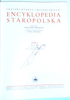 BRUCKNER- ENCYKLOPEDIA STAROPOLSKA oryginał TOM I-II [komplet] - 3