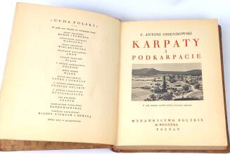 [OPRAWA HELENY KARPIŃSKIEJ] OSSENDOWSKI- KARPATY z cyklu CUDA POLSKI oryginał - 7