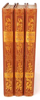 CHODŹKO- PISMA t.I-III wyd. Wilno 1880-1 dworki szlacheckie - 2