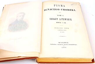 CHODŹKO- PISMA t.I-III wyd. Wilno 1880-1 dworki szlacheckie - 5