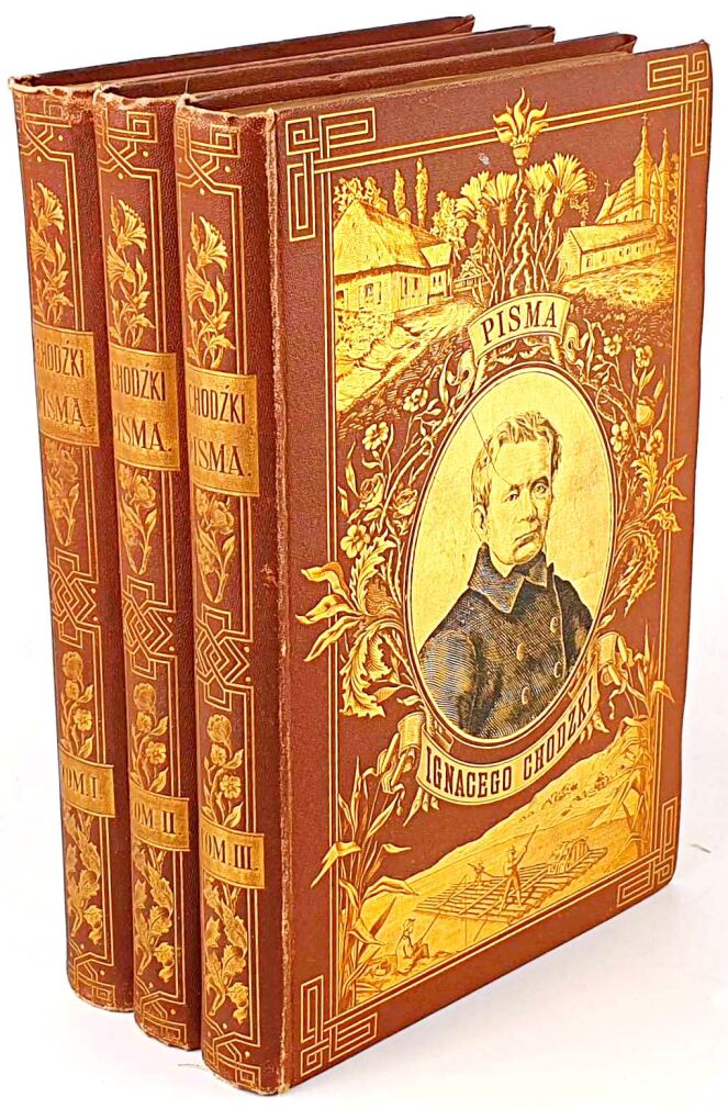CHODŹKO- PISMA t.I-III wyd. Wilno 1880-1 dworki szlacheckie
