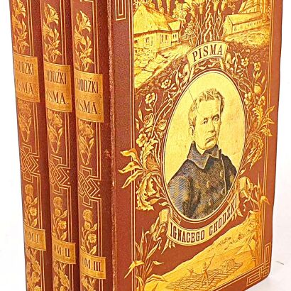 CHODŹKO- PISMA t.I-III wyd. Wilno 1880-1 dworki szlacheckie