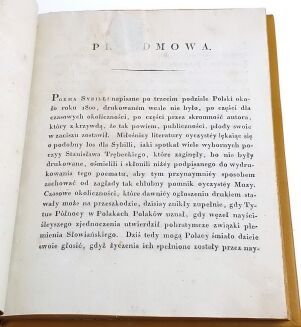 WORONICZ- SYBILLA wyd.1 Lwów 1818r.  - 5