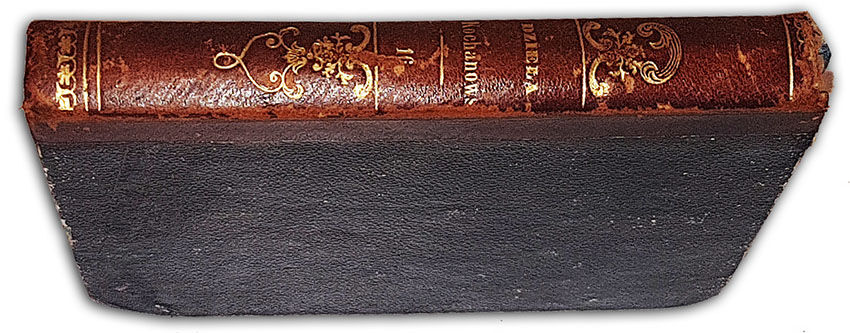 KOCHANOWSKI- DZIEŁA t. III wyd. 1835 półskórek