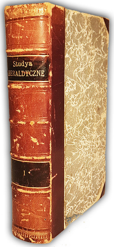 MAŁECKI- STUDYA HERALDYCZNE wyd. 1890r. t.1-2 (komplet) 