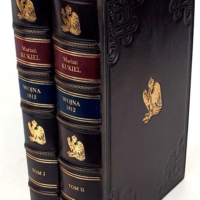 KUKIEL - WOJNA 1812 ROKU t.1-2 [komplet] mapy, plany wyd. 1937r.