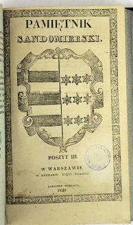 [HERBARZ JABŁOŃSKIEGO]] PAMIĘTNIK SANDOMIERSKI - 5