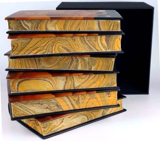 Frank Herbert - Dune Saga 6 Book Boxed, Complete Set, Leather Rebound - 6