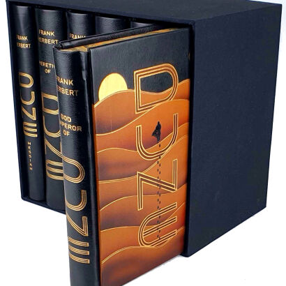 Frank Herbert - Dune Saga 6 Book Boxed, Complete Set, Leather Rebound