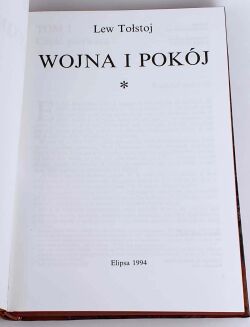 TOŁSTOJ - WOJNA I POKÓJ (komplet w 2 wol.) - 3