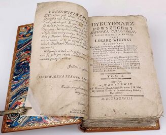 DYKCYONARZ POWSZECHNY MEDYKI, CHIRURGII, I SZTUKI HODOWANIA BYDLĄT, CZYLI LEKARZ WIEYSKI, 8 wol. wyd. 1788-1793 - 11