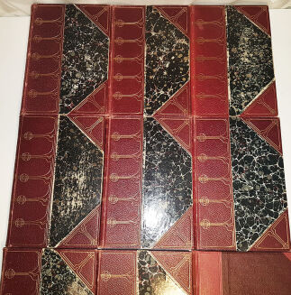 WIEK XIX Sto lat myśli polskiej Tom I-IX (komplet) wyd.1906r. OPRAWA - 3