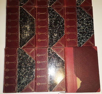 WIEK XIX Sto lat myśli polskiej Tom I-IX (komplet) wyd.1906r. OPRAWA - 4