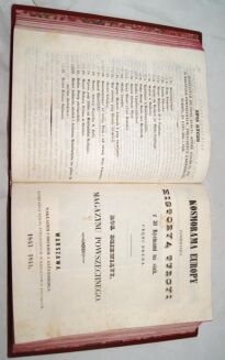KOSMORAMA EUROPY zawierająca Historyą Turcyi 53 staloryty 1841r. OPRAWA - 16