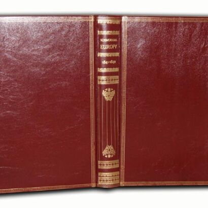 KOSMORAMA EUROPY zawierająca Historyą Turcyi 53 staloryty 1841r. OPRAWA