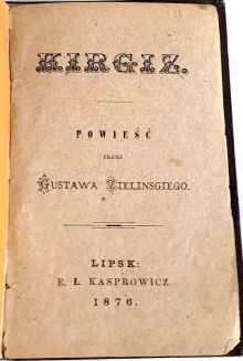 [MINIATURA] ZIELIŃSKI- KIRGIZ Lipsk 1871 - 2
