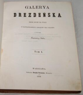 PATHIE - GALERYA DREZDEŃSKA zbiór rycin na stali z najcelniejszych obrazów tej Galeryi T.I-II staloryty 1850r. SKÓRA - 6