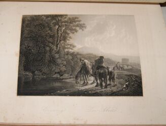 PATHIE - GALERYA DREZDEŃSKA zbiór rycin na stali z najcelniejszych obrazów tej Galeryi T.I-II staloryty 1850r. SKÓRA - 14