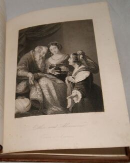 PATHIE - GALERYA DREZDEŃSKA zbiór rycin na stali z najcelniejszych obrazów tej Galeryi T.I-II staloryty 1850r. SKÓRA - 18