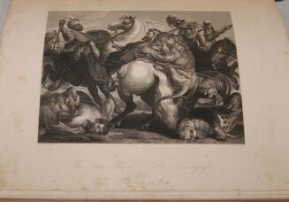 PATHIE - GALERYA DREZDEŃSKA zbiór rycin na stali z najcelniejszych obrazów tej Galeryi T.I-II staloryty 1850r. SKÓRA - 20