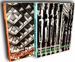 PEVSNER- HISTORIA ARCHITEKTURY EUROPEJSKIEJ. KOMPLET
