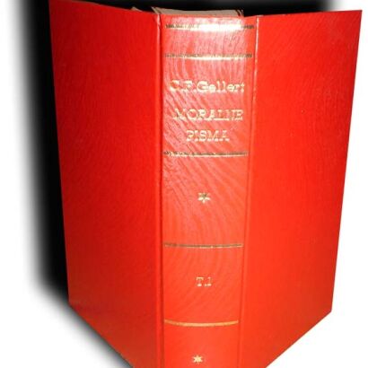 MORALNE PISMA od JMC. PANA C. F. GELLERTA wyd. 1775r. STARODRUK