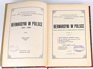 BOGDALSKI- BERNARDYNI W POLSCE T.1-2 (komplet) 1933 - 3