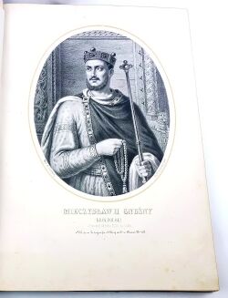 LESSER- KRÓLOWIE POLSCY wizerunki zebrane i rysowane przez Alexandra wyd. 1860 oprawa A. Kantora   - 8