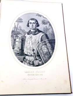 LESSER- KRÓLOWIE POLSCY wizerunki zebrane i rysowane przez Alexandra wyd. 1860 oprawa A. Kantora   - 9