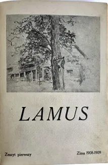 NORWID - PIERWODRUKI. PAWLIKOWSKI - LAMUS 1908-1909 oprawa półpergaminowa - 2