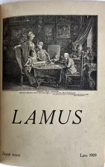 NORWID - PIERWODRUKI. PAWLIKOWSKI - LAMUS 1908-1909 oprawa półpergaminowa - 3
