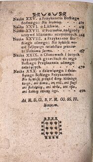 [O CZARACH, GUSŁACH I ZABOBONACH] MISSYI APOSTOLSKIEY Część II Kalisz 1792 - 5