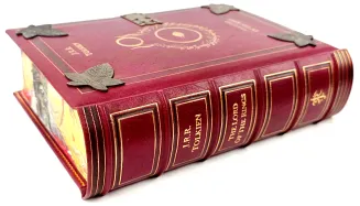 J.R.R. Tolkien - The Lord Of The Rings  Illustrated Edition, Premium Leather Binding, Metalwork, Fore Edge Painting, Copy Number 3 - 4