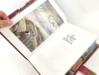 J.R.R. Tolkien - The Lord Of The Rings  Illustrated Edition, Premium Leather Binding, Metalwork, Fore Edge Painting, Copy Number 3 - 14