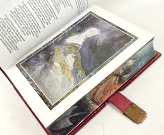 J.R.R. Tolkien - The Lord Of The Rings  Illustrated Edition, Premium Leather Binding, Metalwork, Fore Edge Painting, Copy Number 3 - 15