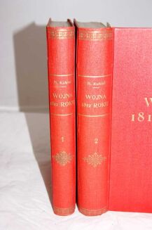 KUKIEL - WOJNA 1812 ROKU Tom I-II [komplet] MAPY, PLANY wyd. 1937r. - 2
