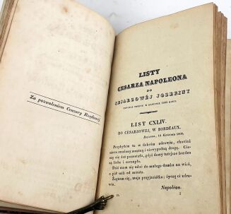 LISTY NAPOLEONA DO JÓZEFINY t.1-2 [komplet] 1835 oprawa - 7