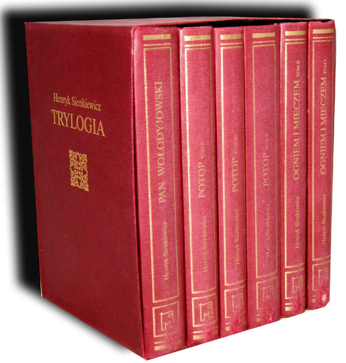 SIENKIEWICZ- TRYLOGIA - ZŁOTA OPRAWA etui