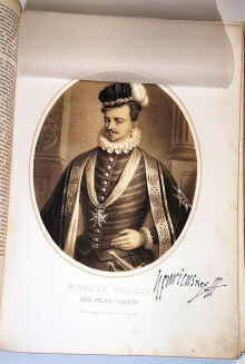 LESSER- KRÓLOWIE POLSCY wizerunki zebrane i rysowane przez Alexandra wyd. 1860 oprawa  - 8