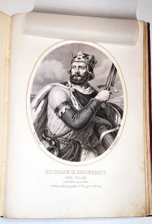 LESSER- KRÓLOWIE POLSCY wizerunki zebrane i rysowane przez Alexandra wyd. 1860 oprawa  - 10