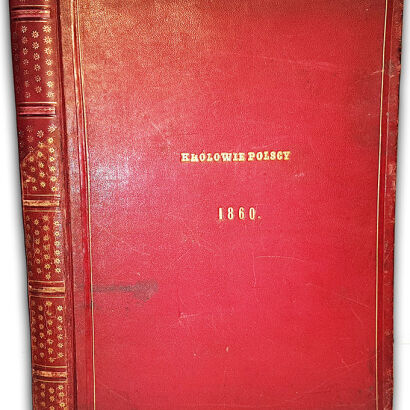LESSER- KRÓLOWIE POLSCY wizerunki zebrane i rysowane przez Alexandra wyd. 1860 oprawa 