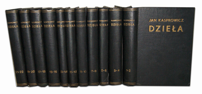 KASPROWICZ - DZIEŁA 22t. [komplet] 1930r.